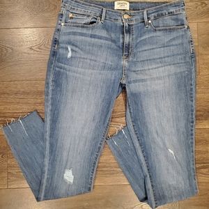 ❤NWOT! LEVI'S DENIZEN MIDRISE SKINNY JEANS 18 LONG